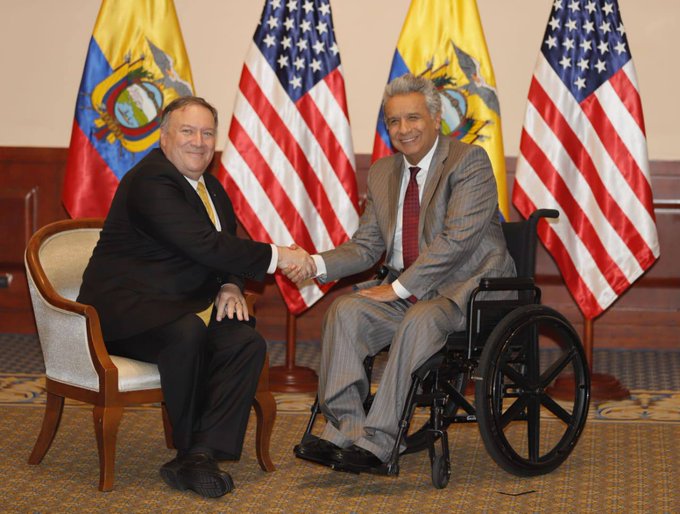 El presidente de Ecuador recibe al secretario de Estado de EEUU en Guayaquil (FOTO)