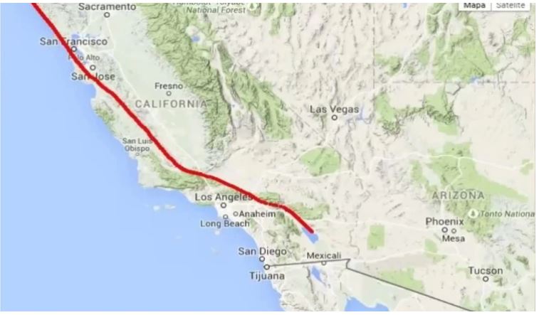 La falla de San Andrés podría generar emergencia tras el sismo en California