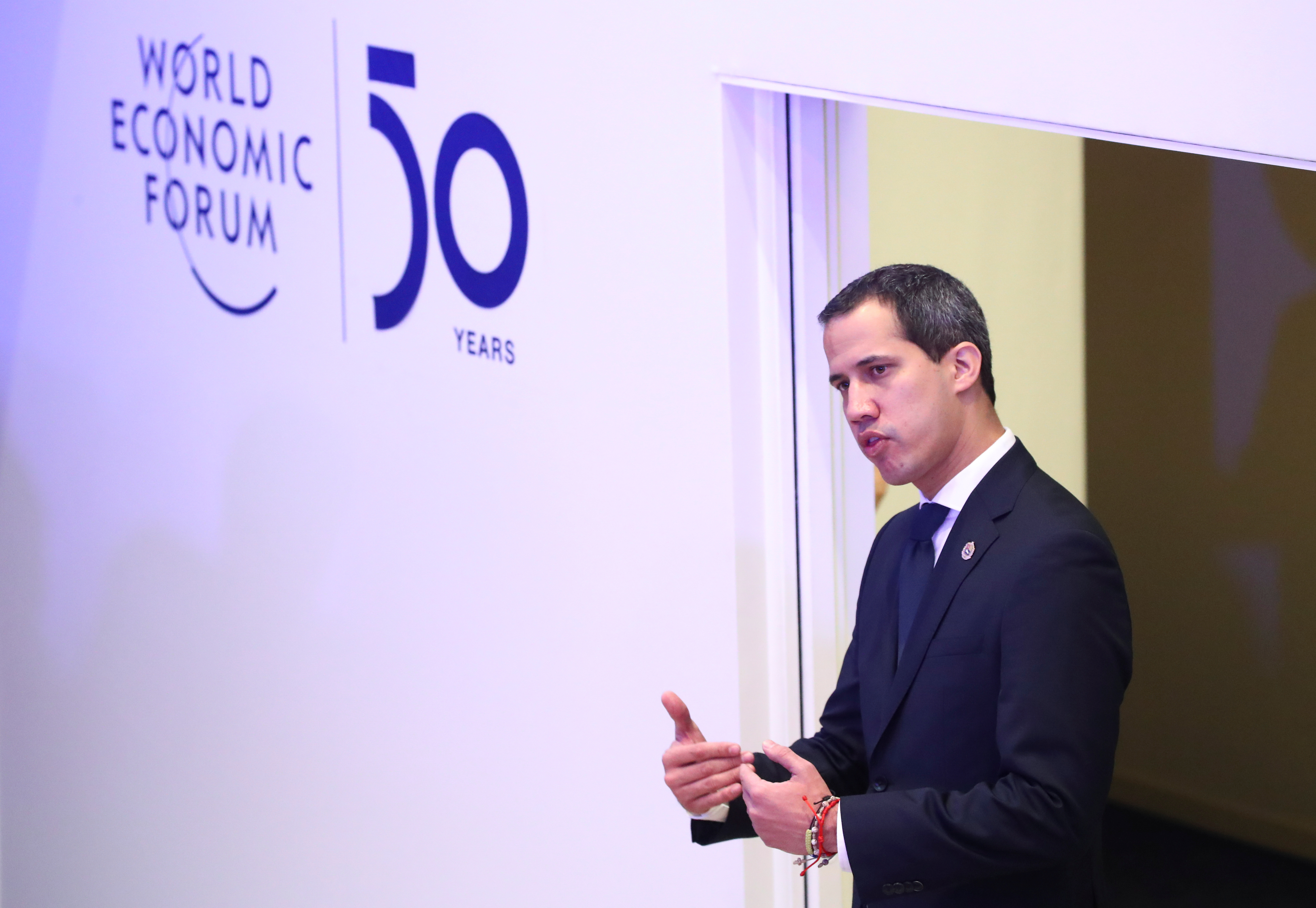 Venezuela retorna 28 años después al Foro de Davos, representada por Guaidó