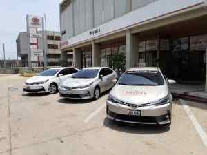 Toyota de Venezuela pone a disposición tres vehículos corolla para el transporte de personal médico en el estado Sucre