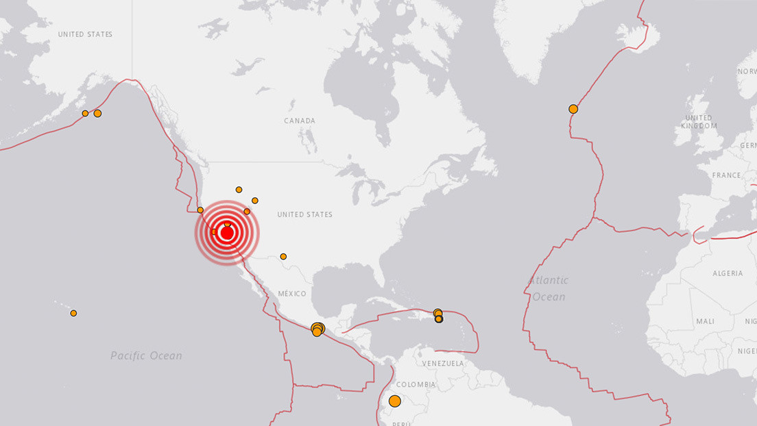Sismo de magnitud 5,8 sacudió California, según USGS