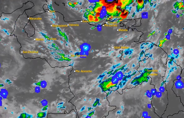 El estado del tiempo en Venezuela este martes #4Ago, según el Inameh