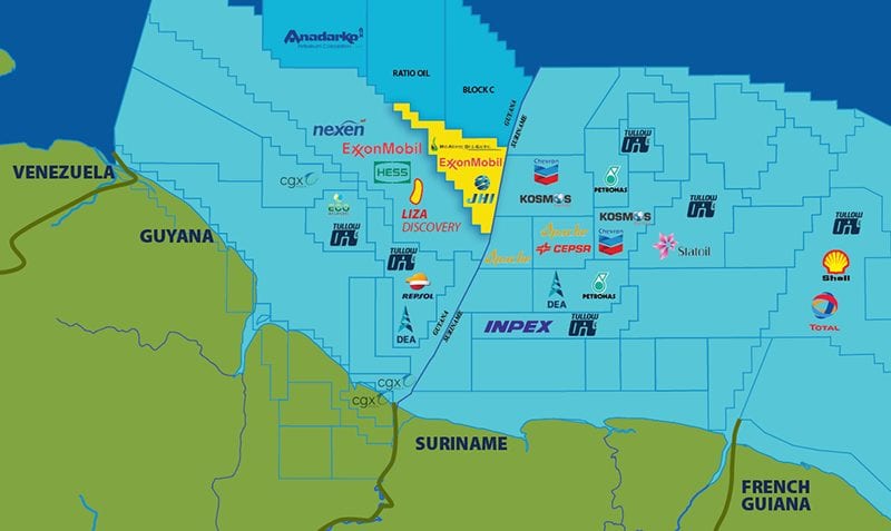 El descomunal potencial petrolero de la cuenca Guyana-Surinam