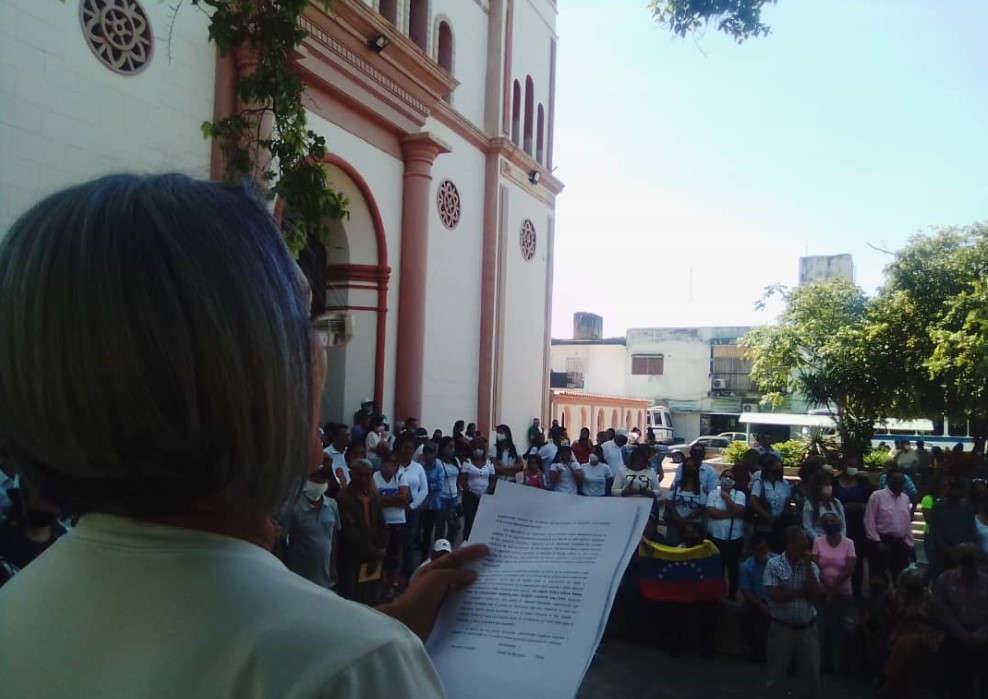 Docentes de Carúpano exigieron la libertad de Robert Franco