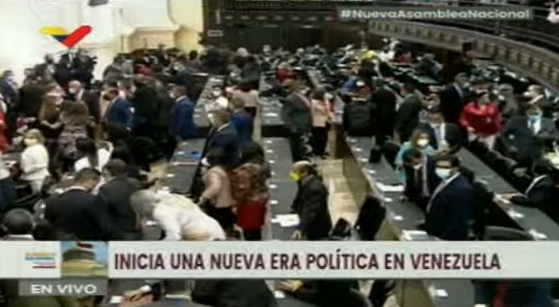 Aunque perdieron en el show electoral, los diputados “Clap” se instalaron en la Asamblea fraudulenta #5Ene (FOTO)