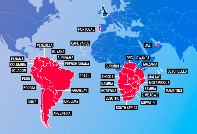 Reino Unido impone “un paquete de cuarentena” para viajes… y Venezuela está en la lista roja