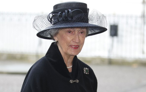 Susan Hussey, la dama que acompañó a Isabel II durante el funeral de su esposo