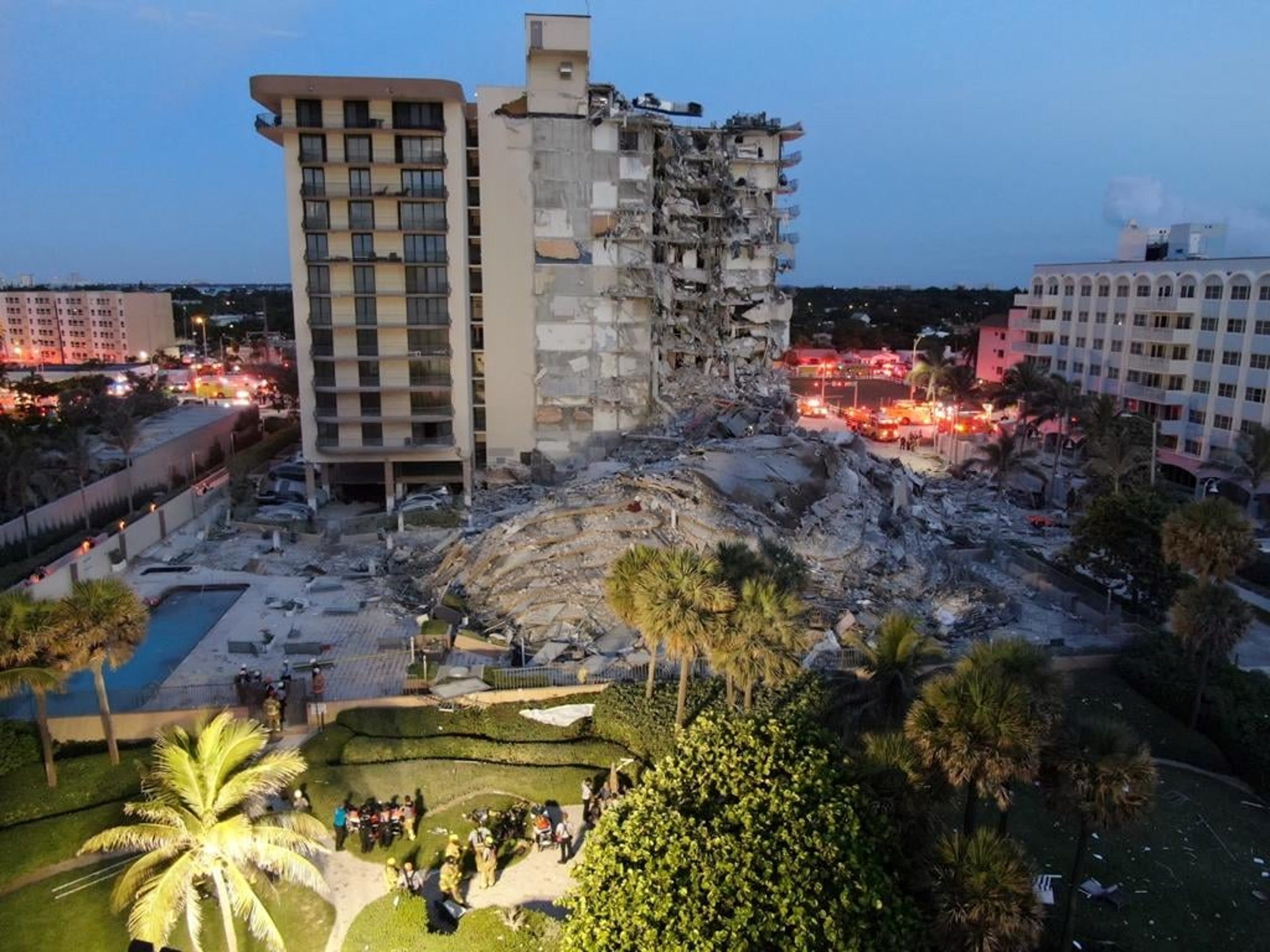 EEUU aprueba declaración de emergencia por derrumbe en Miami