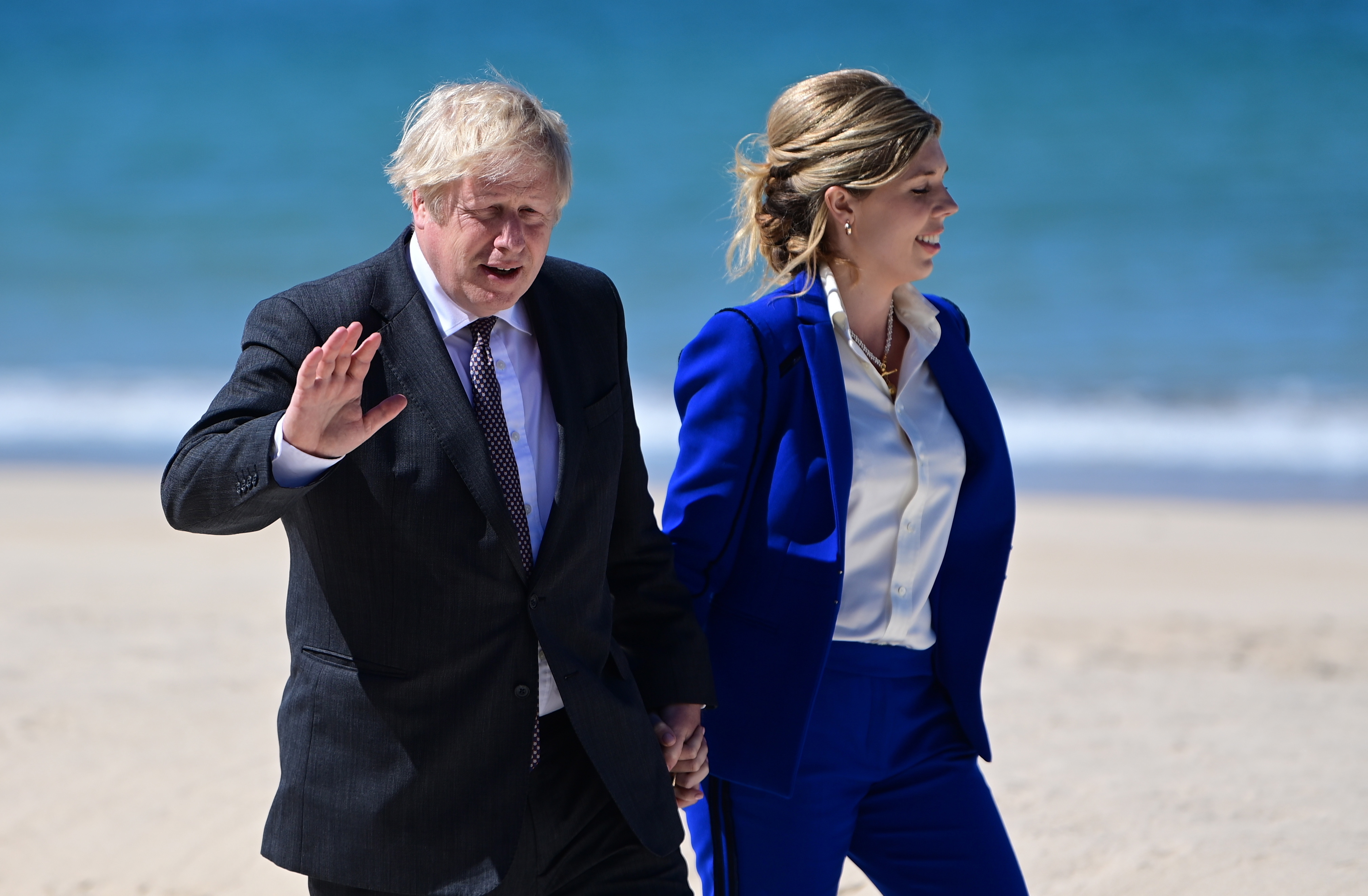Boris Johnson y su esposa esperan su segundo hijo
