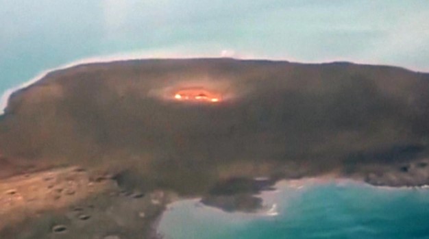 Azerbaiyán publicó un video de las misteriosas explosiones cerca de campos de petróleo en el mar Caspio