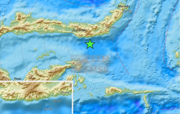 Indonesia registró un sismo de magnitud 6.2 este #9Jul