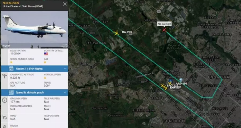Avión de EEUU tuvo emergencia y aterrizó en aeropuerto de Bogotá tras dos intentos fallidos