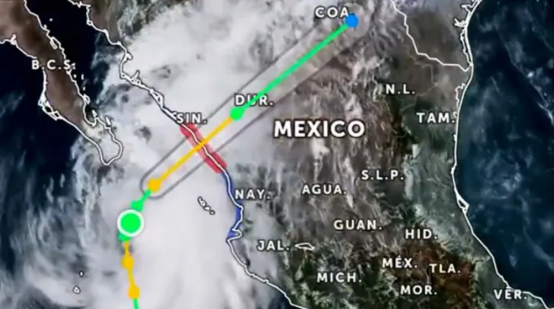 El huracán Pamela toca tierra en el estado mexicano de Sinaloa