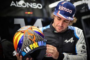 Fernando Alonso y su especial homenaje a La Palma (FOTO)