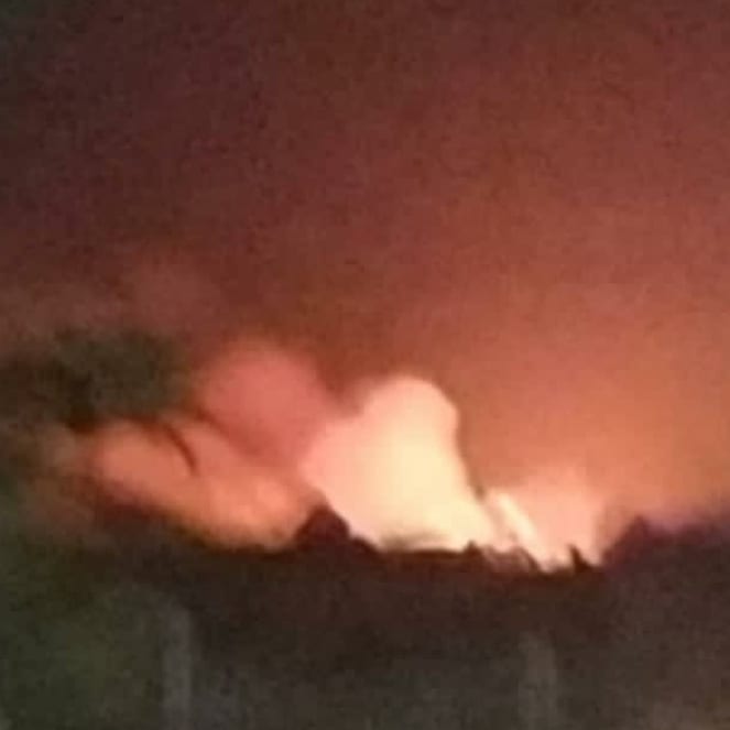 Así se vio la explosión en planta compresora de gas de Anzoátegui (VIDEO)