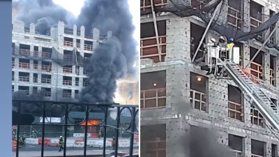 Alarma en Brooklyn: Voraz incendio dejó varios heridos en edificio