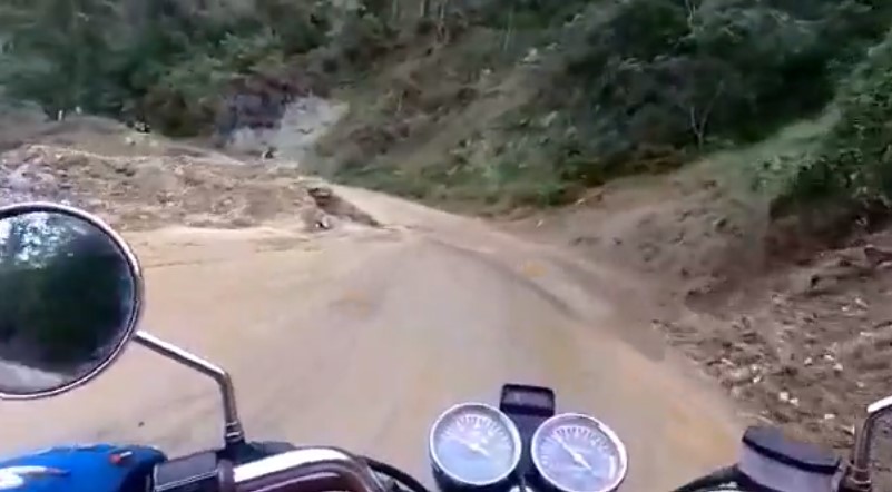 Las deplorables condiciones de la vía que conecta La Grita con Sábana Grande en Táchira (VIDEO)