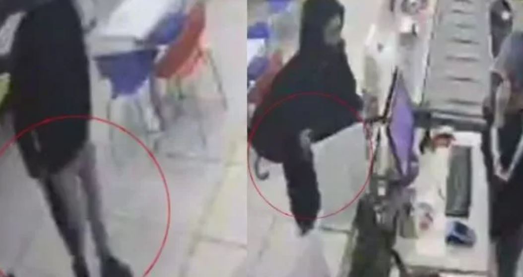 VIDEO: El insólito robo que se llevó a cabo con una sombrilla en una heladería de Argentina