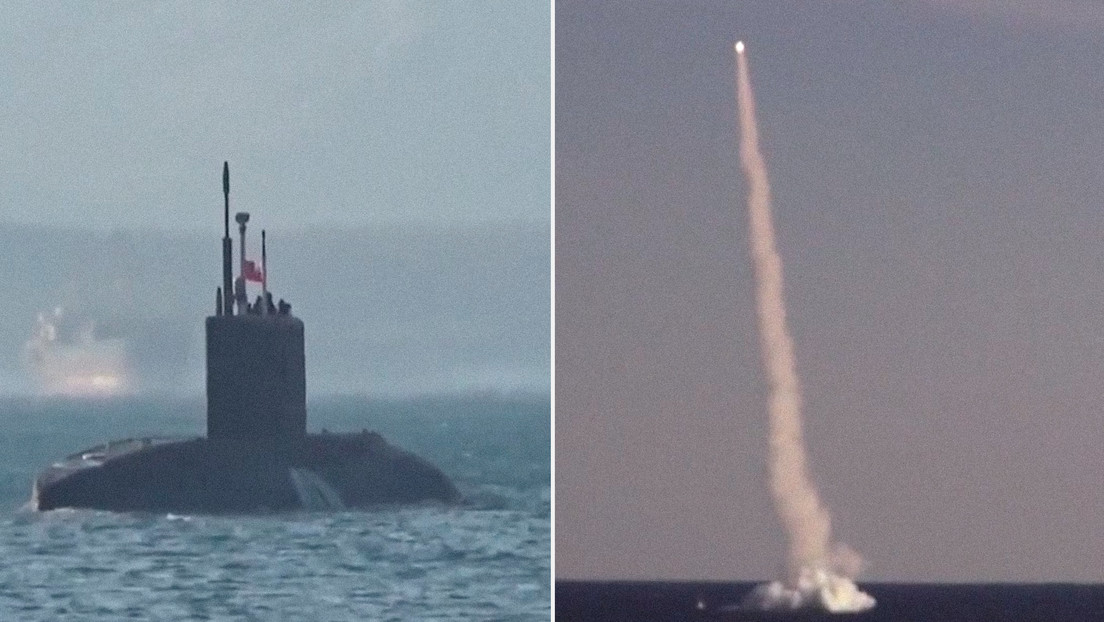 Rusia lanza un misil de alto alcance y precisión Kalibr desde un submarino en el mar del Japón (VIDEO)