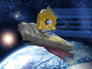 Telescopio James Webb desplegó con éxito su parasol de 18 espejos hexagonales