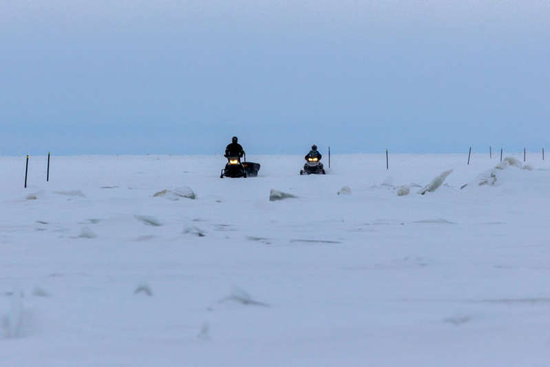 Rescataron a 18 personas que quedaron atrapadas en témpano de hielo en lago de Ohio