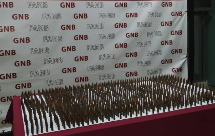 Chavismo afirmó que decomisó casi dos mil proyectiles de alto calibre en Los Teques
