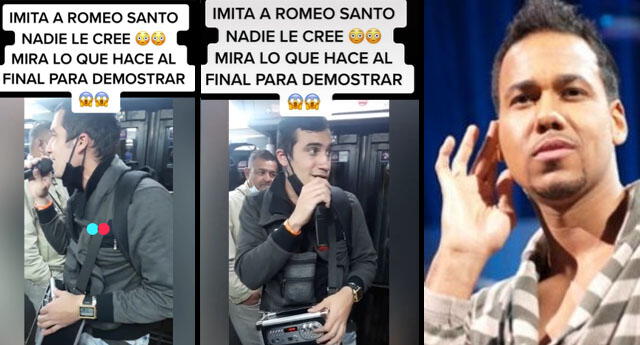 Venezolano canta igual a Romeo Santos, pero pasajeros no creen que sea su voz y hace lo impensado (VIDEO)