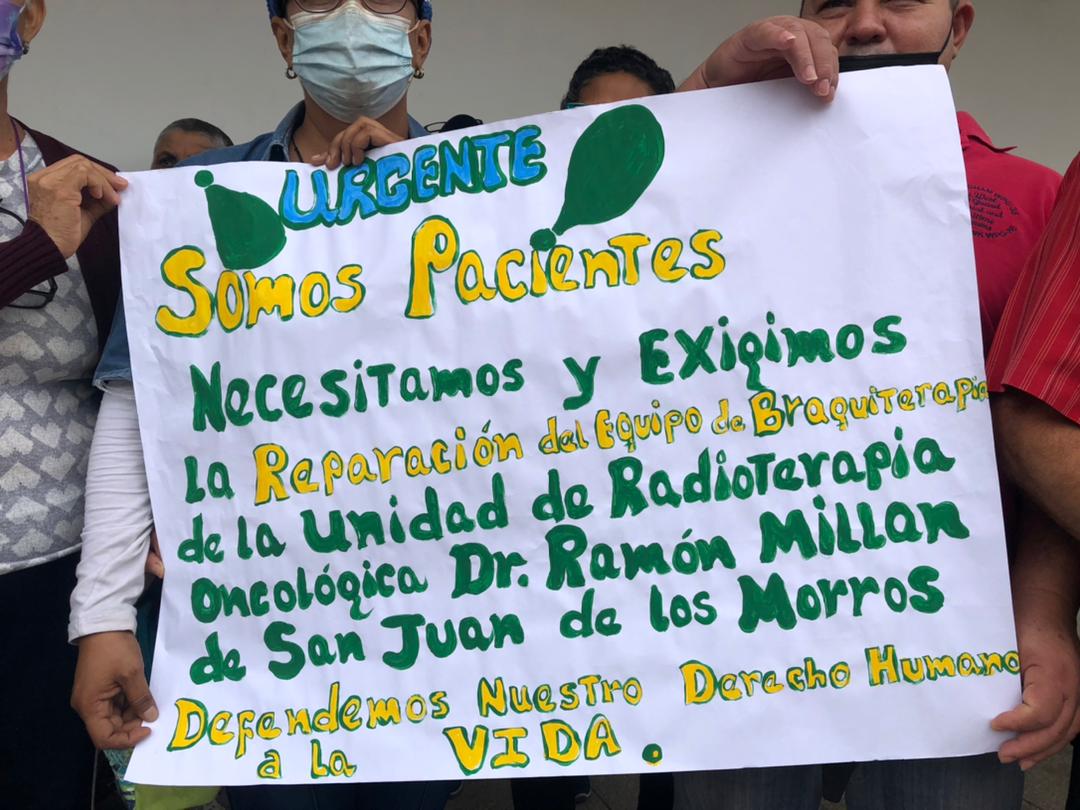 ¡En riesgo de muerte! Pacientes oncológicos exigen reparación de equipo de braquiterapia en Guárico