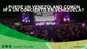 Habla la calle: ¿Puede un venezolano común ir a un concierto en Venezuela?