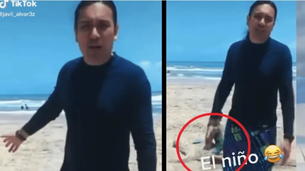 VIRAL: Le tomó horas realizar una escultura de arena y niño se la destruyó en segundos (VIDEO)