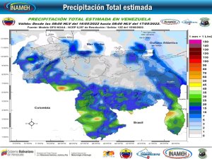 No olvides el paraguas: Inameh prevé nubosidad y lluvias en varios estados de Venezuela #16May