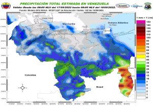 Inameh advierte que las lluvias continuarán en varios estados de Venezuela #17May