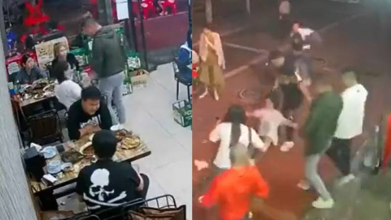 Crece la indignación por la brutal golpiza a cuatro mujeres en un restaurante en China