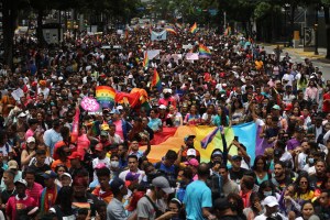 EN FOTOS: Miles marcharon por el Orgullo Lgtbiq+ en Caracas para exigir sus derechos