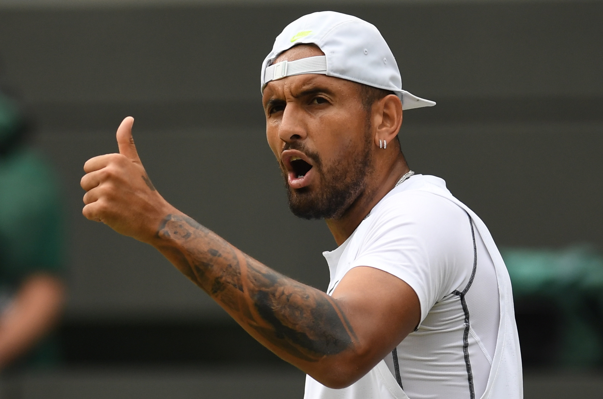 Kyrgios venció a Garín y clasificó a su primera semifinal de Wimbledon