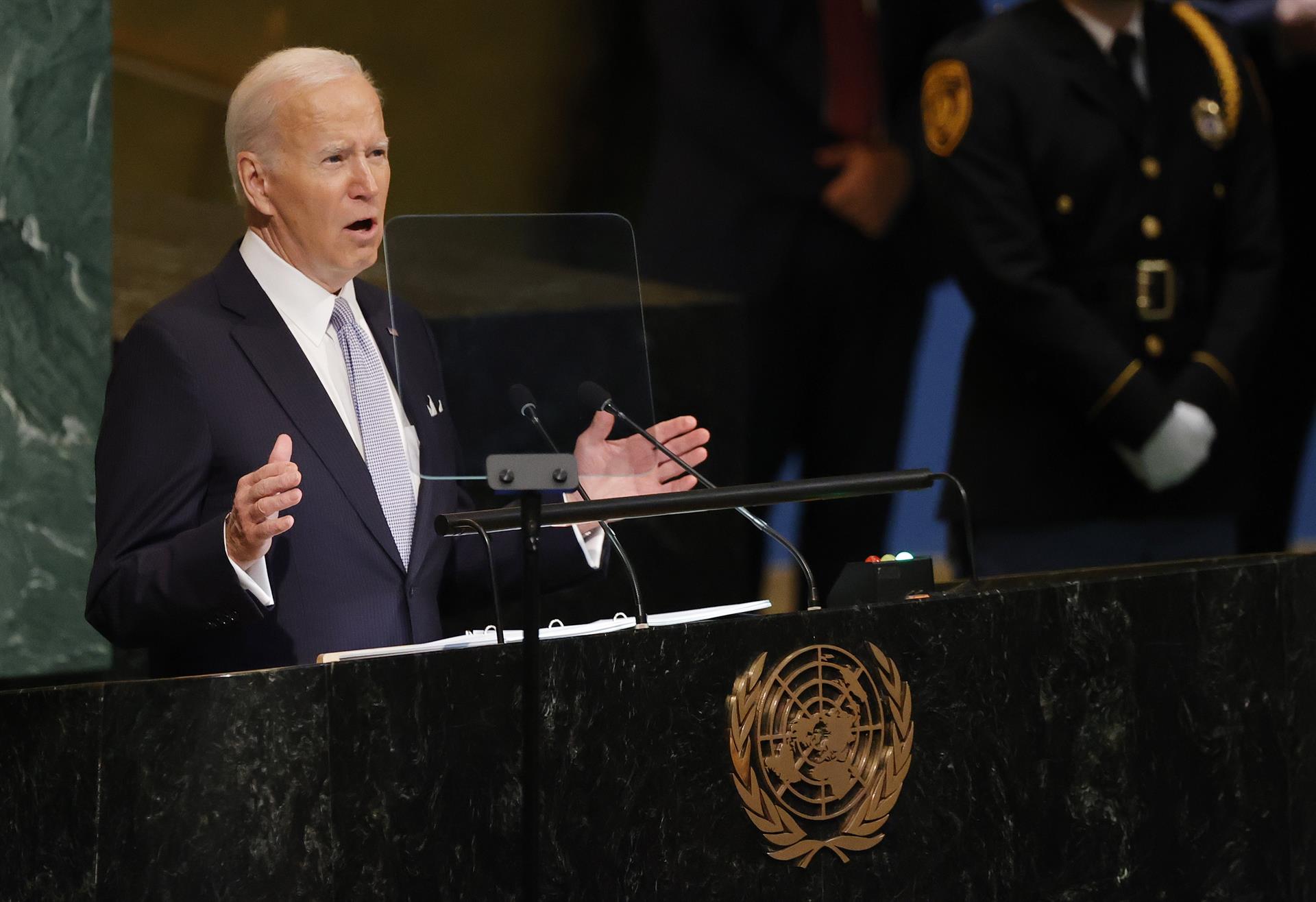Biden, duro contra Putin: asegura que “violó descaradamente” la Carta de la ONU con la invasión de Ucrania
