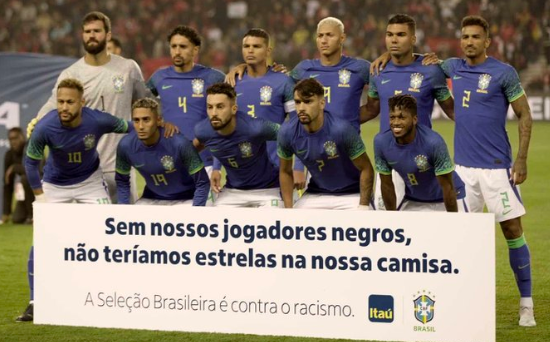 “Sin nuestros jugadores negros no tuviésemos estrellas”: el contundente mensaje contra el racismo de Brasil