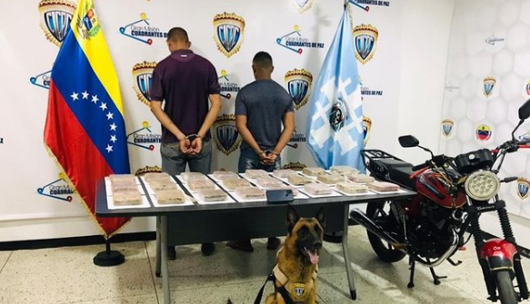 Sujetos fueron detenidos mientras traficaban marihuana en Falcón