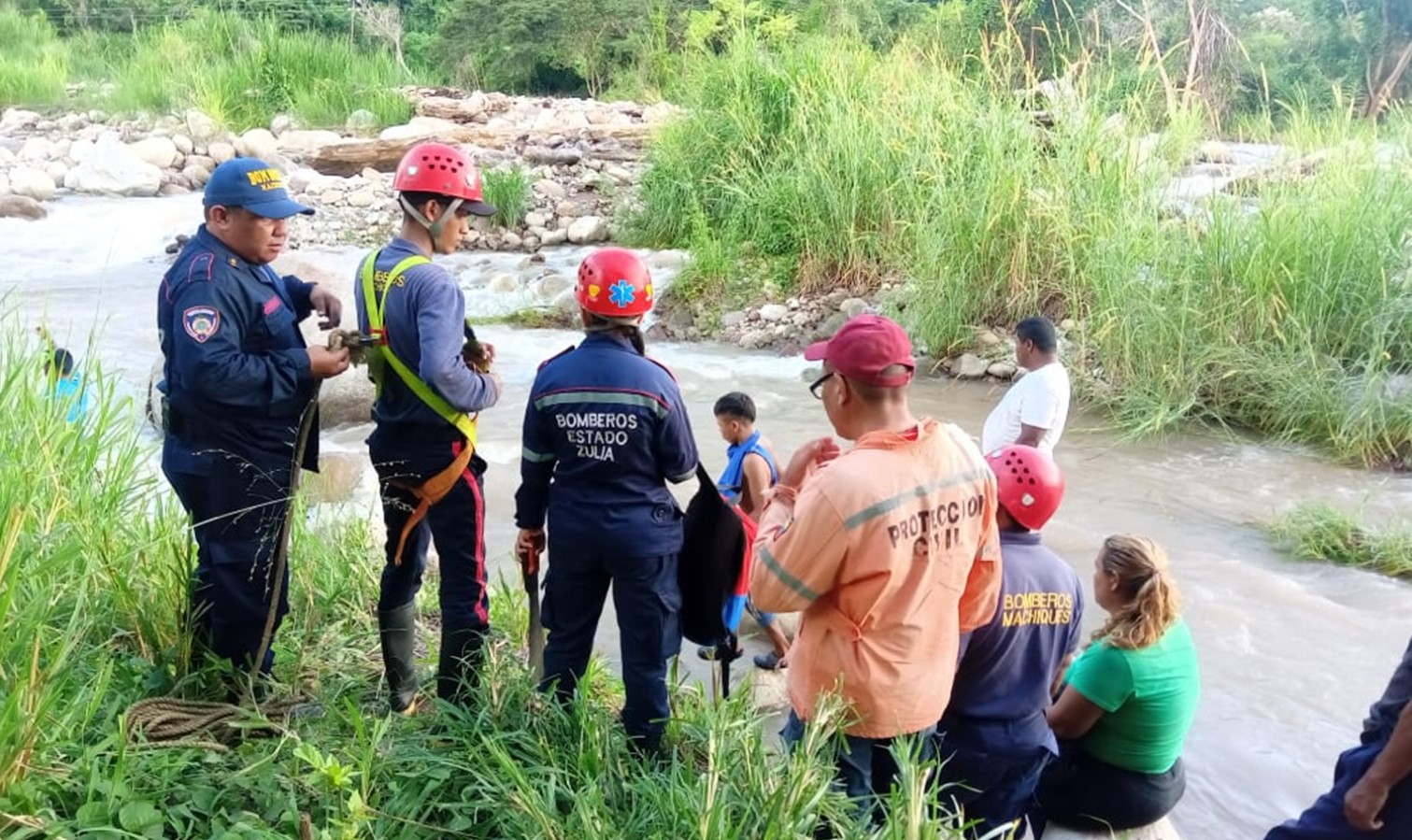 Localizan el cuerpo del niño arrastrado por el río Kunana en Machiques