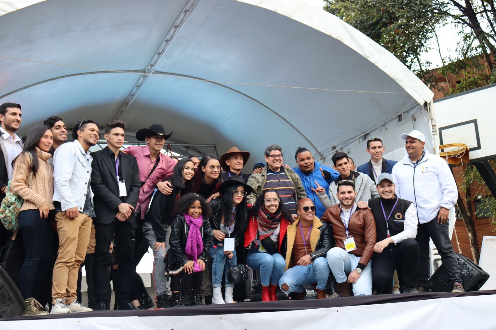 Colombianos y venezolanos celebran en el festival Una Sola Nación