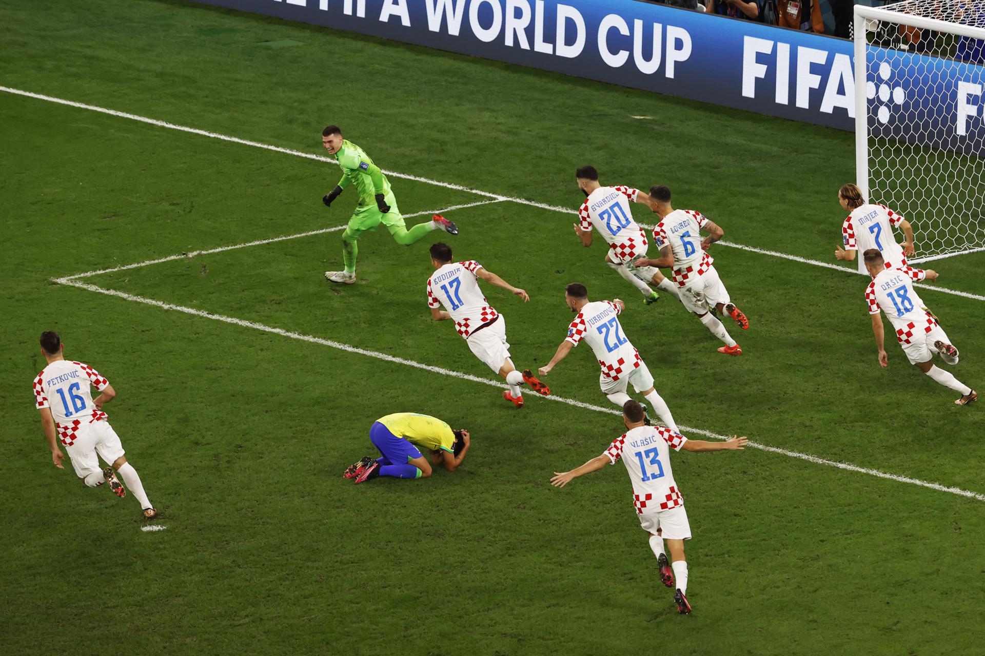 Brasil cayó en penales por segunda vez en la historia de los Mundiales