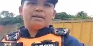 Rabiosa PNB amenazó con llevar al calabozo a hombre que grababa procedimiento en una alcabala (VIDEO)