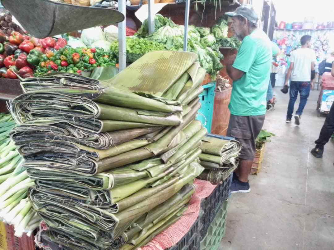 Hojas de hallacas subieron a 20 bolívares en Vargas en víspera de Navidad