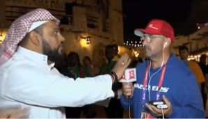 Mundial de Qatar: el susto de un periodista que transmitía en vivo y se volvió viral (VIDEO)