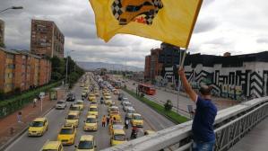Paro de taxistas en Colombia: exigen que se regulen las aplicaciones de transporte como Uber y precios de gasolina