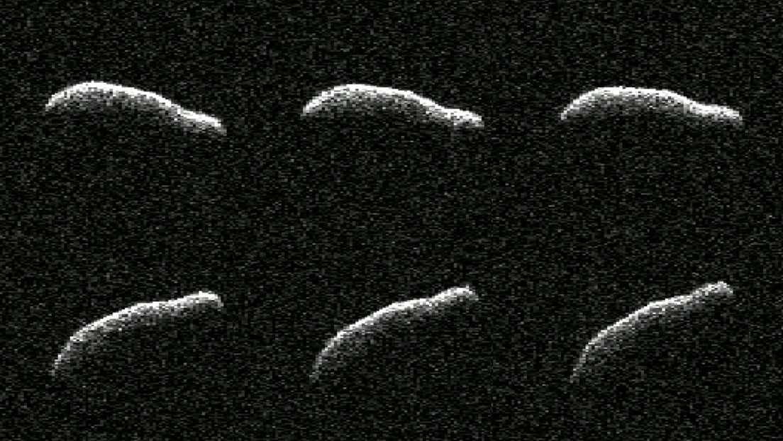 La Nasa reveló imágenes de un asteroide “extremadamente alargado”
