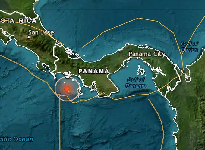 Sismo de magnitud 6,8 estremece la capital y el occidente de Panamá
