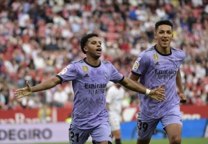 Doblete de Rodrygo selló remontada del Real Madrid ante el Sevilla
