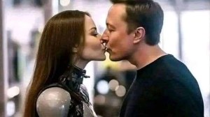 ¿Elon Musk tiene un romance con un robot? Las imágenes virales que enloquecieron a todos