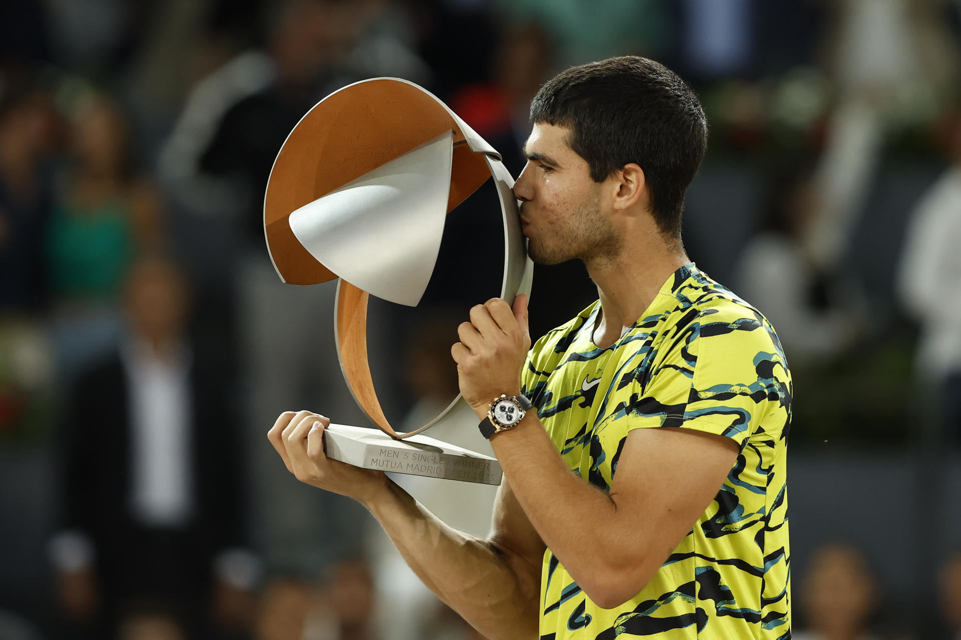 Alcaraz, único junto a Nadal con dos victorias consecutivas en el Masters 1000 de Madrid